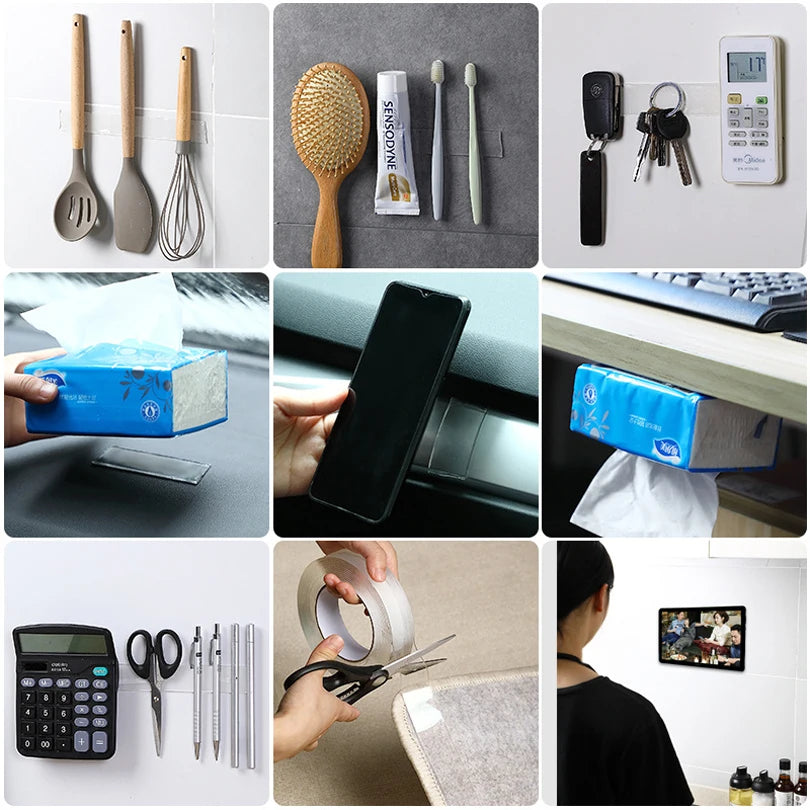Transparent Nano Tape Double Sided Adhesive Washable Anti Slip Grip - 5