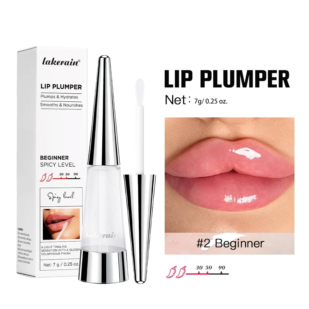 Instant Plumper Lip Gloss High Shine Moisturizing Lip Serum