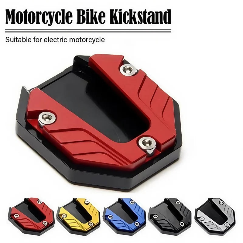 Motorcycle Kickstand Extender Side Stand Extension Pad Support Plate