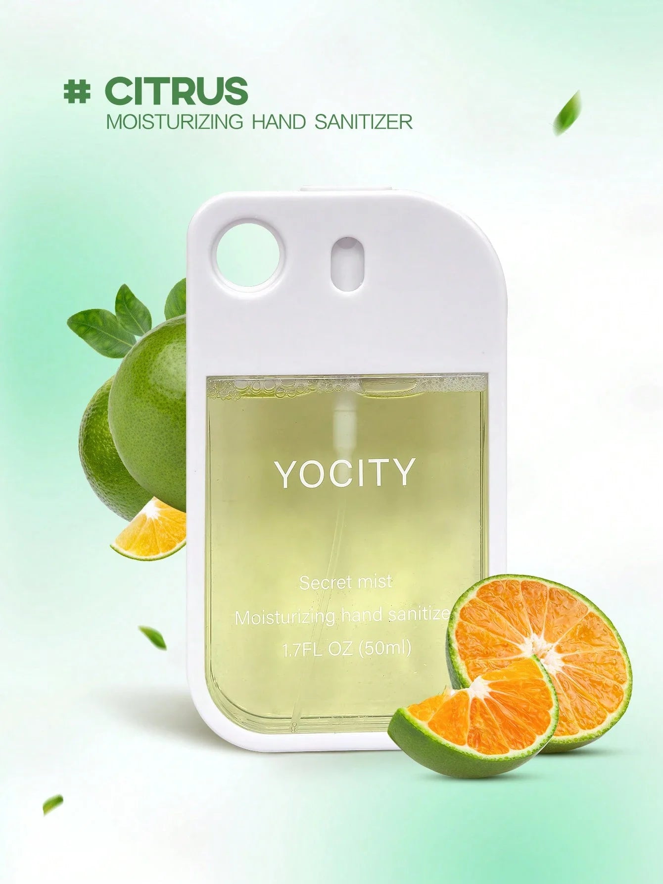 YOCITY 50ml Portable Air Freshener and Hand Sanitizer Spray Mist - 8