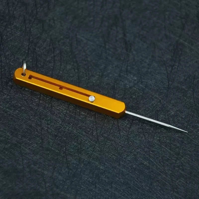 Portable Titanium Toothpick Set Metal Pocket Pick for Camping and Travel - 10