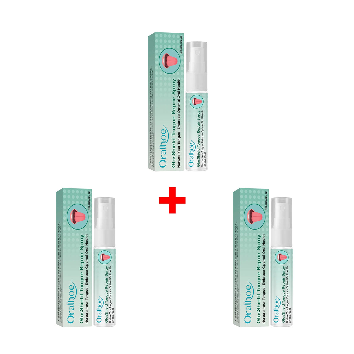 Tongue Repair Spray for Coated Tongue and Bad Breath Relief