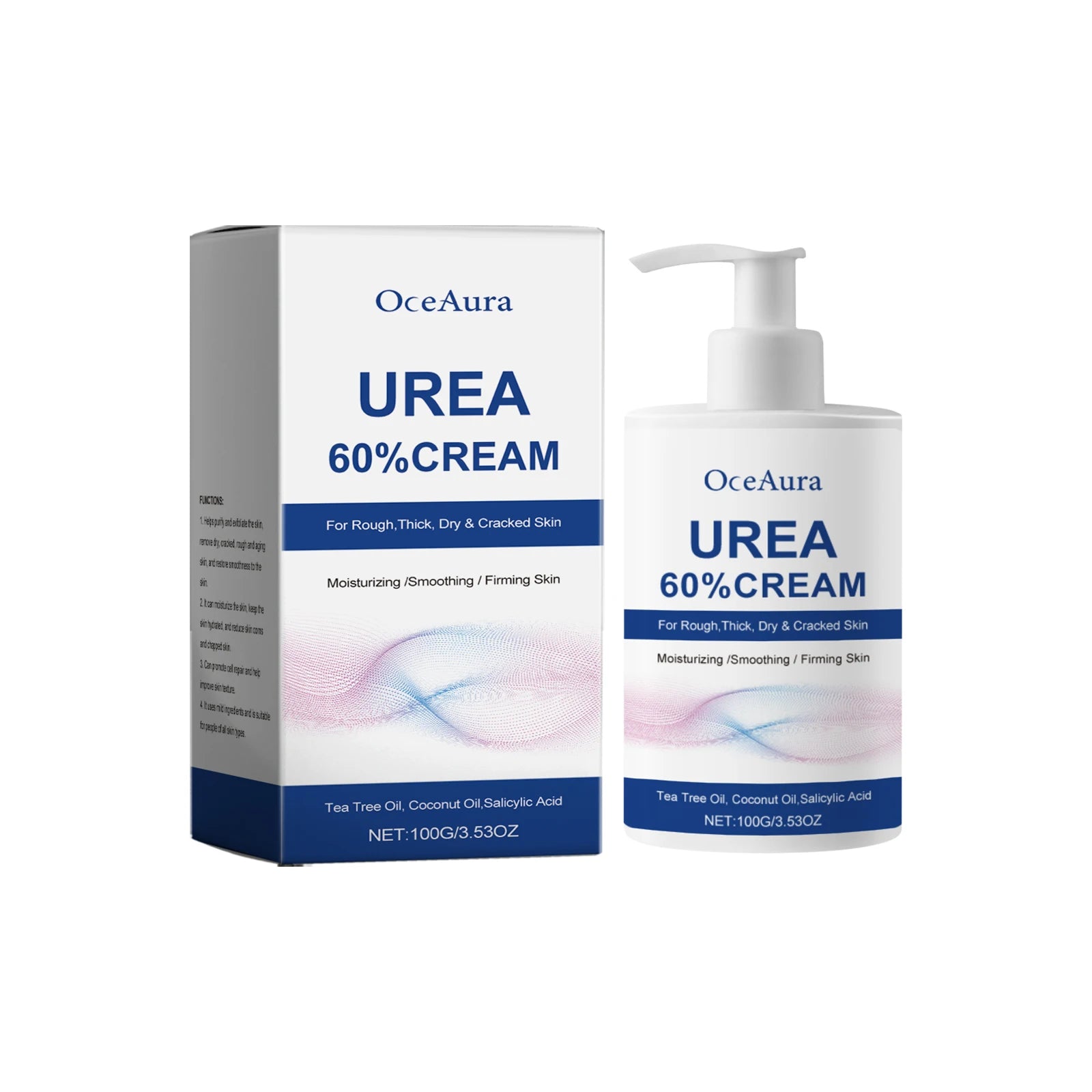 60% Urea Moisturizing Foot Cream Cracked Heel Repair & Callus Remover - 6