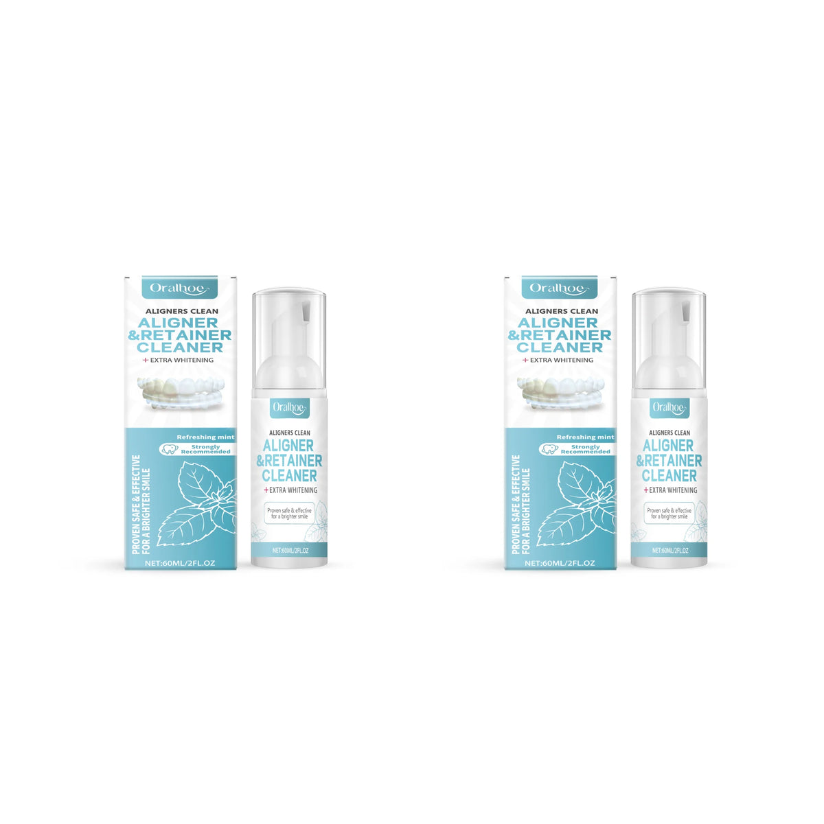 Aligner & Retainer Cleaner Foam Mousse for Braces