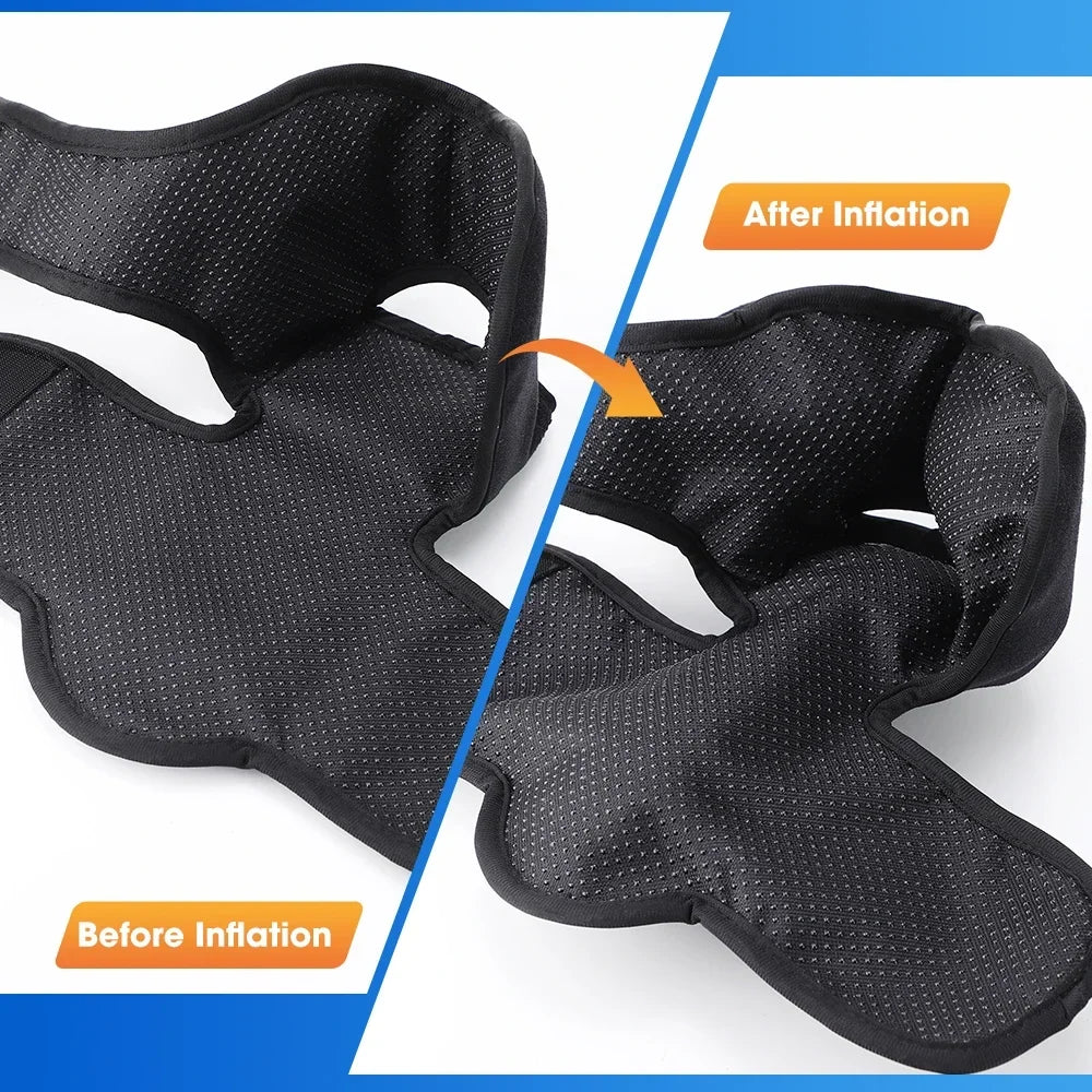 Electric Heated Foot And Ankle Massager Vibration Wrap Support Brace - 3