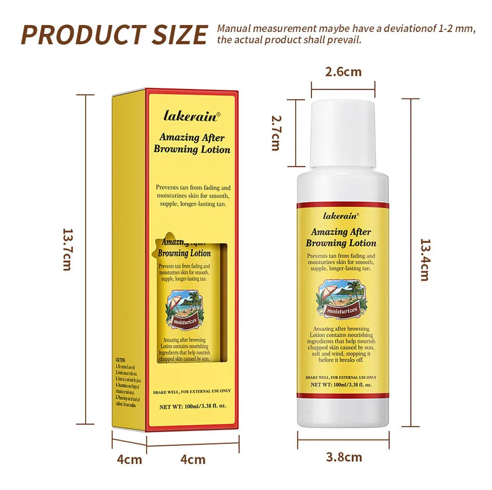 Amazing Brown Tanning Lotion Self Tanner Booster