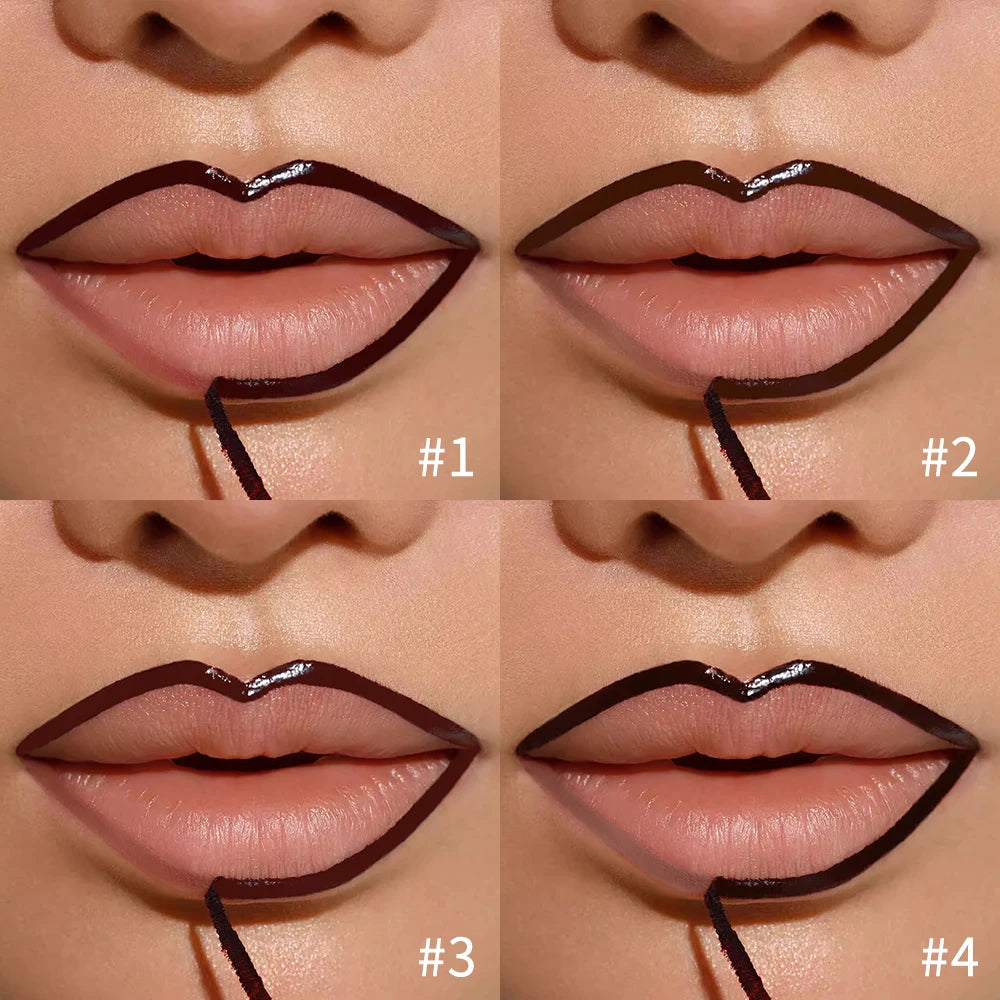 Peel Off Lip Liner Tattoo Stain Long Lasting Waterproof Lip Tint - 2