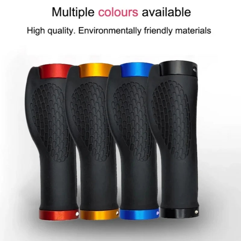 Ergonomic MTB Bicycle Handlebar Grips Anti Slip Rubber Lock On Grips