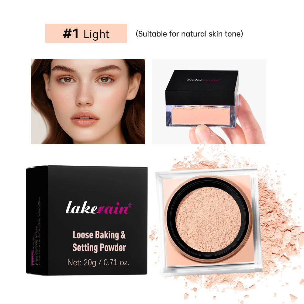 Lakerain Delicate Setting Powder Oil Control Face Powder - 30