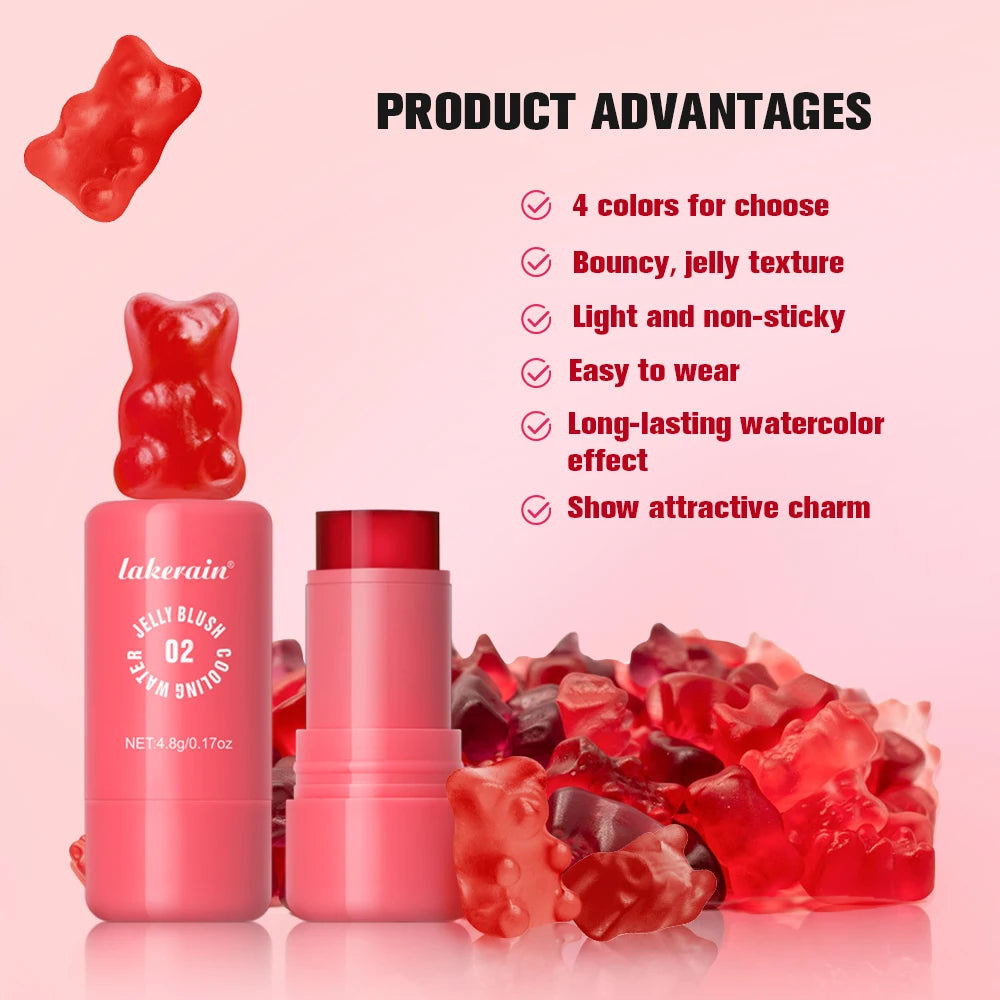 3 in 1 Jelly Tint Stick Hydrating Blush and Lip Tint - 2