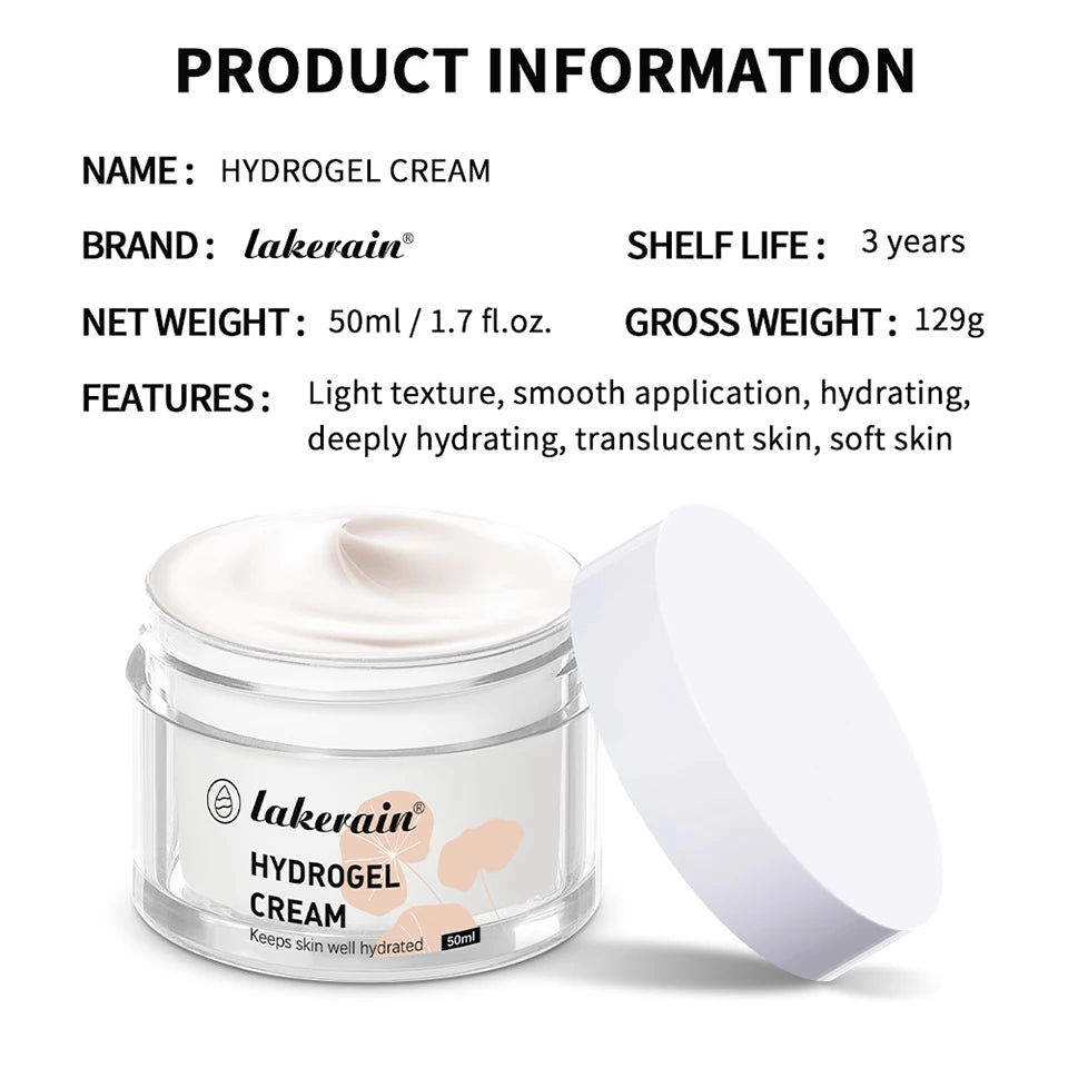 Lakerain Hydrogel Facial Cream Deep Hydrating Face Skin Care