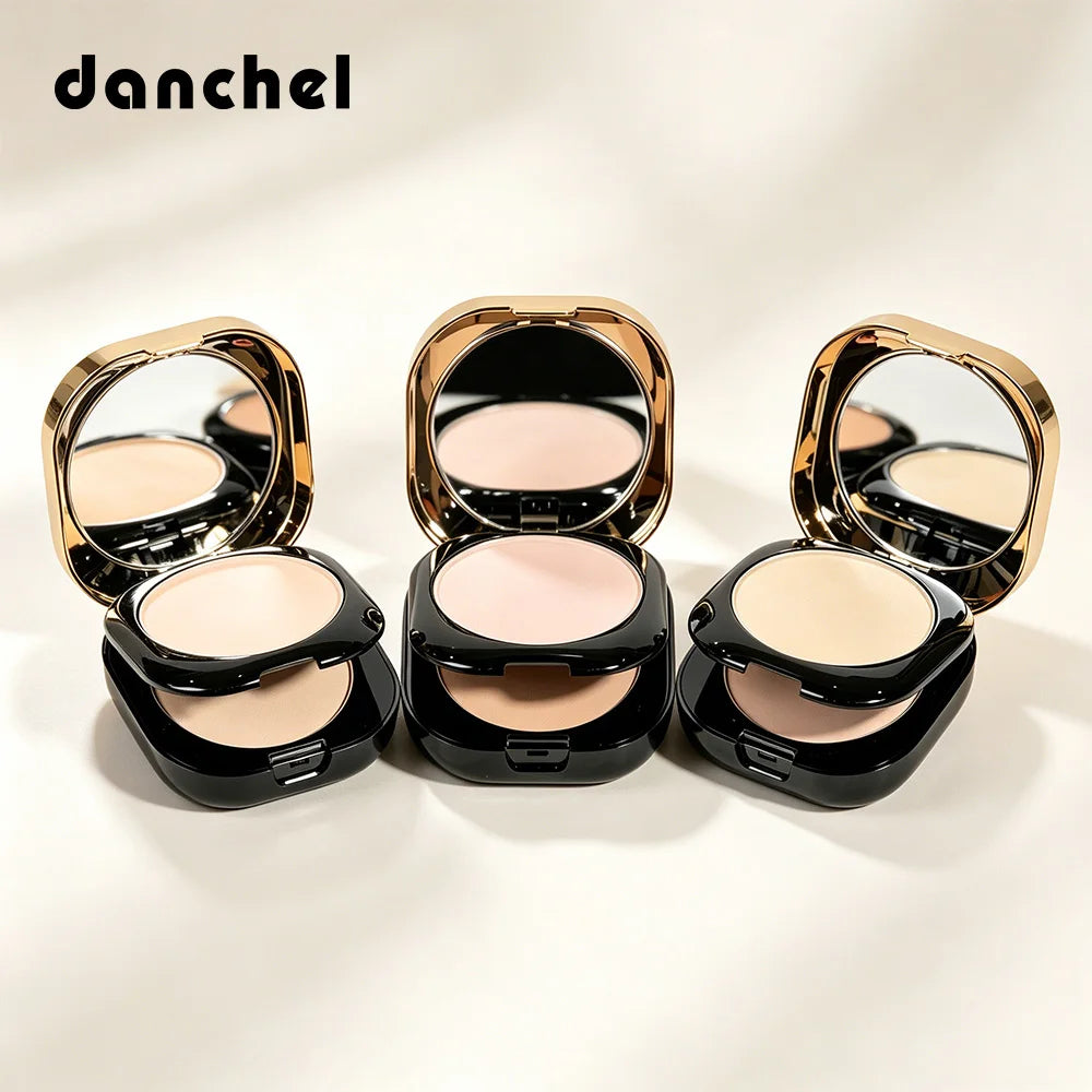 Double Layer Pressed Powder Oil Control Matte Setting Powder Makeup - 3