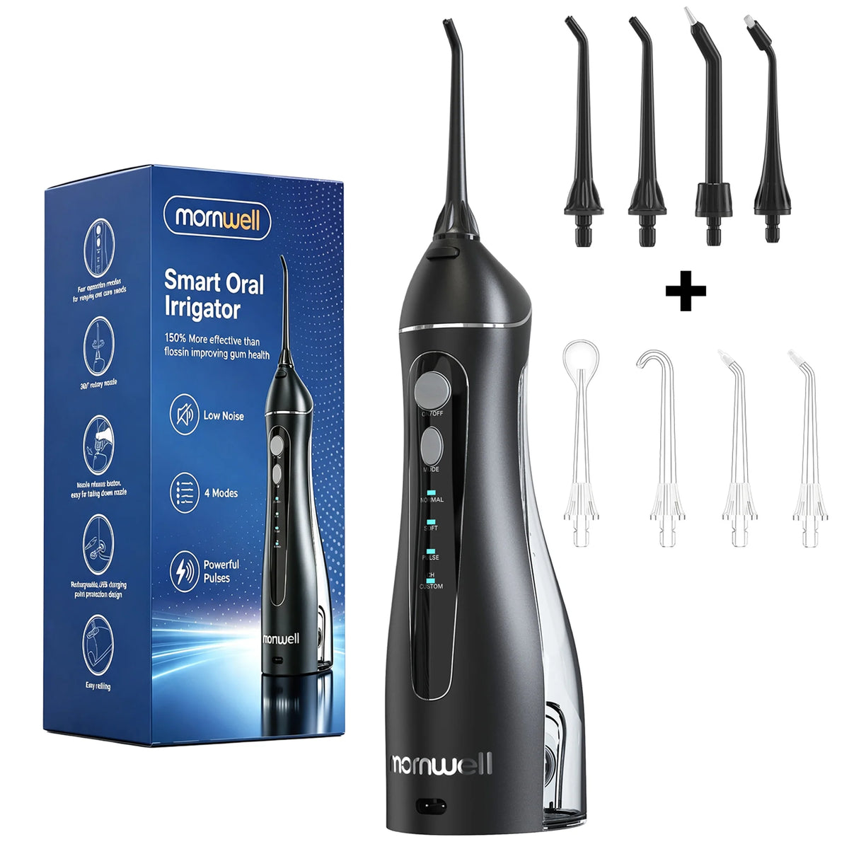 Cordless Water Flosser Dental Oral Irrigator Teeth Cleaner F18