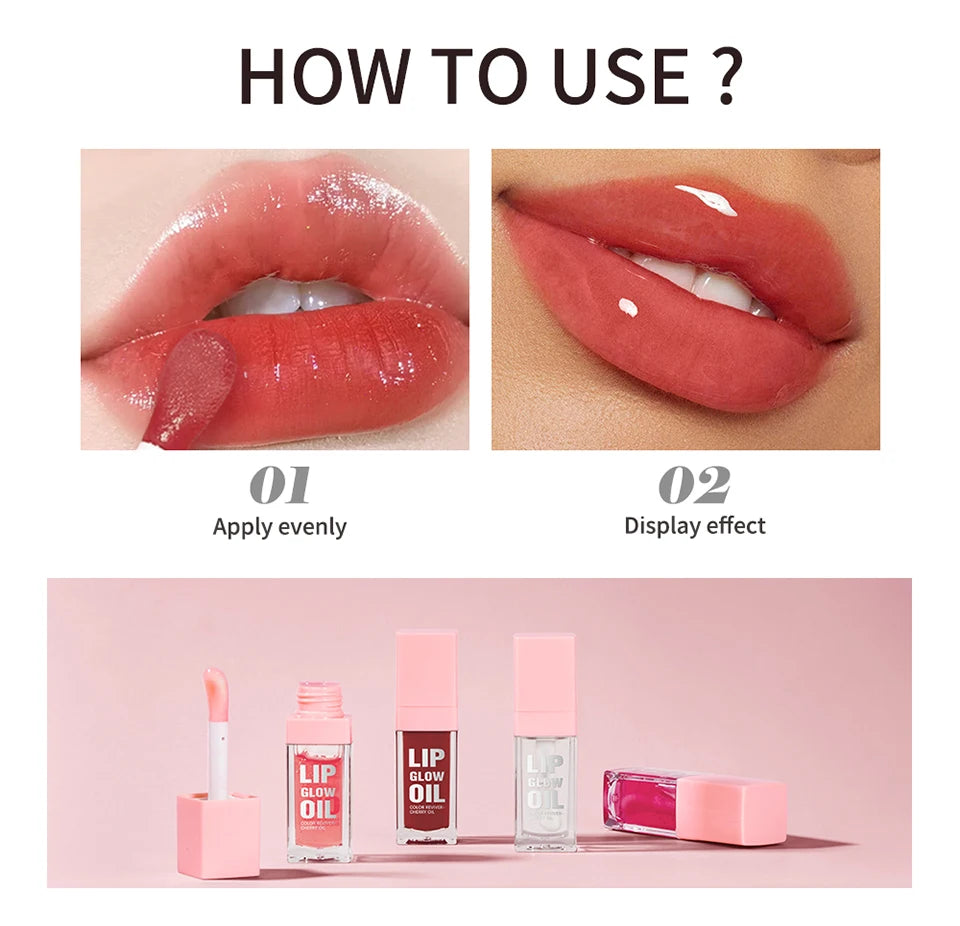 Moisturizing Lip Gloss Mirror Water Lip Glaze Nourishing Liquid Lipstick - 14