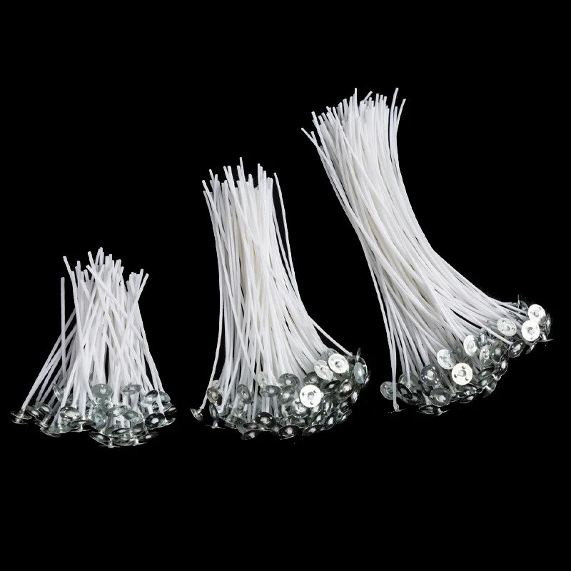 100pcs Cotton Candle Wicks Pre-Waxed DIY Candle Making Supplies - 6