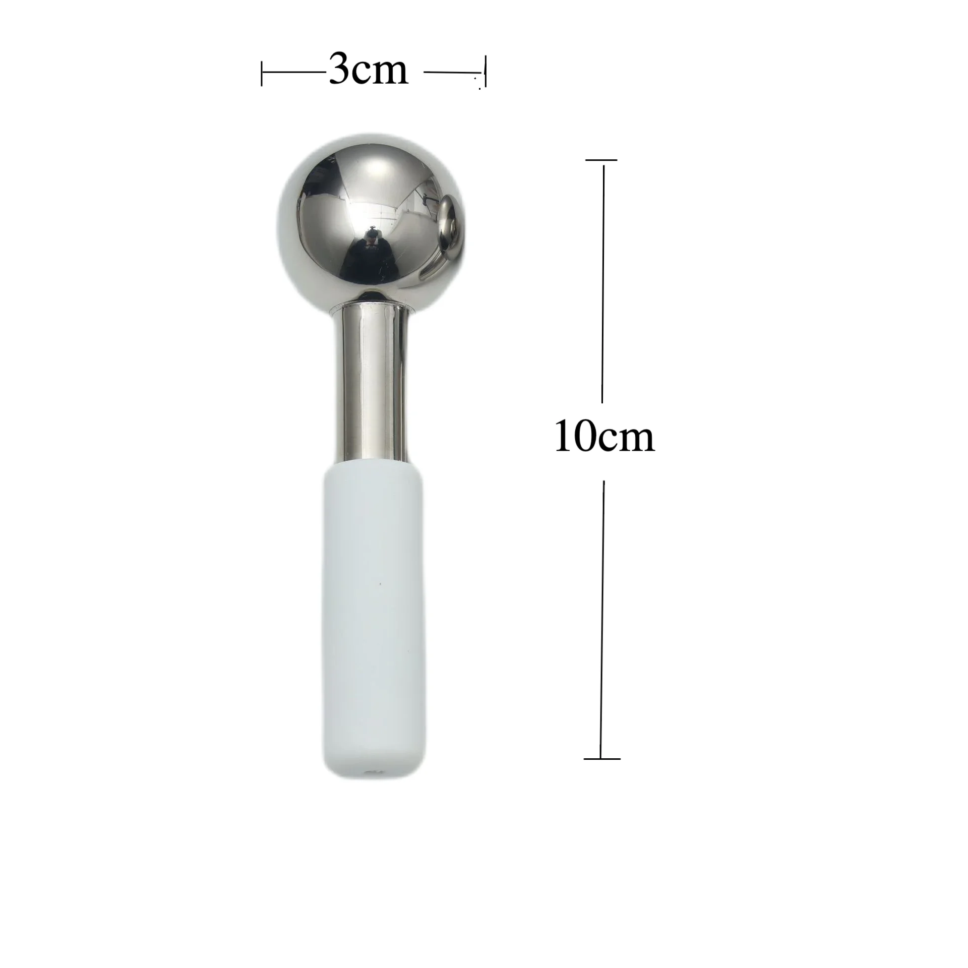 Stainless Steel Ice Globes Facial Cryo Sticks Cooling Roller - 13