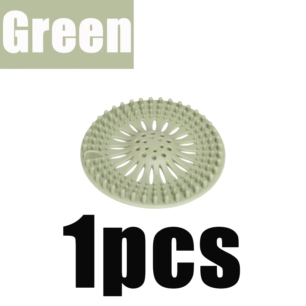 Silicone Sink Strainer Hair Catcher Drain Protector for Shower Bathtub