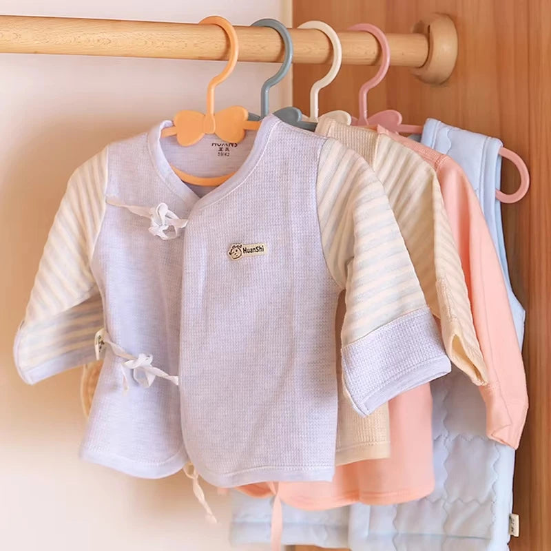 Non-Slip Baby Hangers Kids Clothes Storage Organizers for Wardrobe - 4