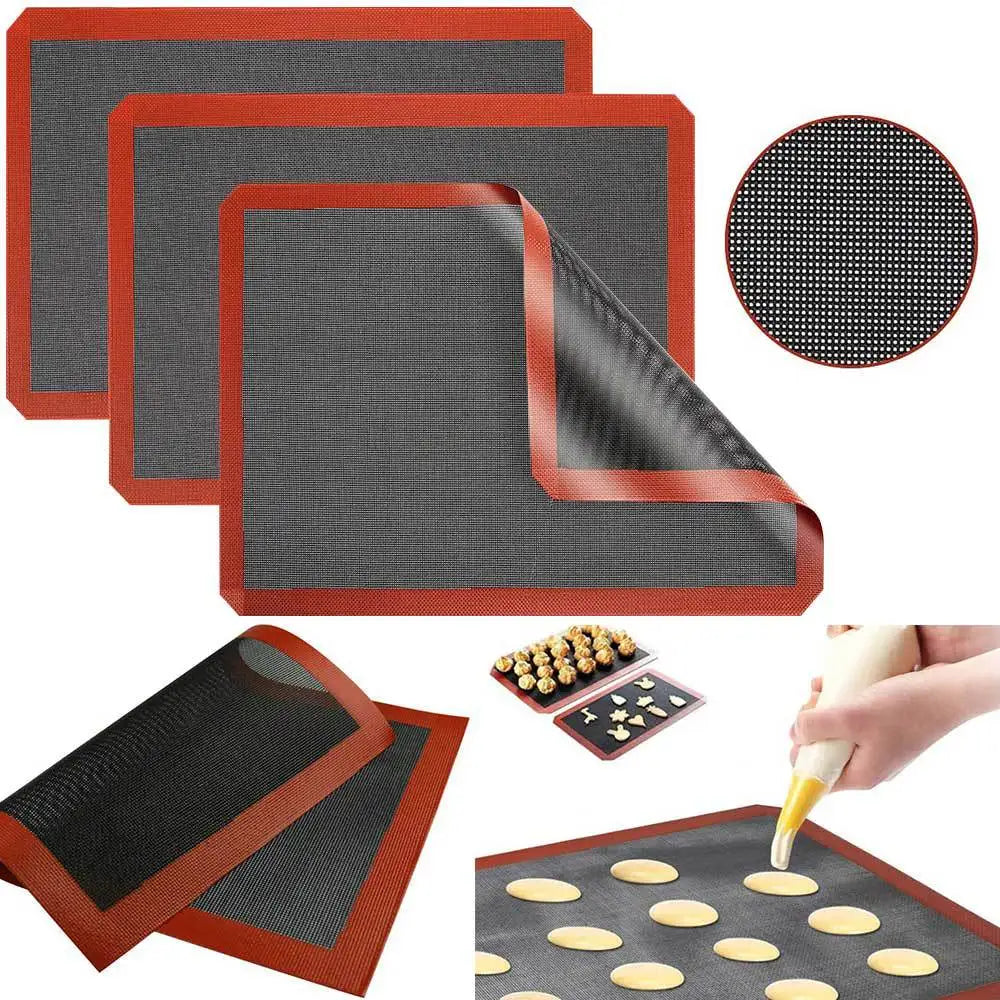 Reusable Silicone Baking Mat Non Stick Oven Sheet Liner for Pastry - 1