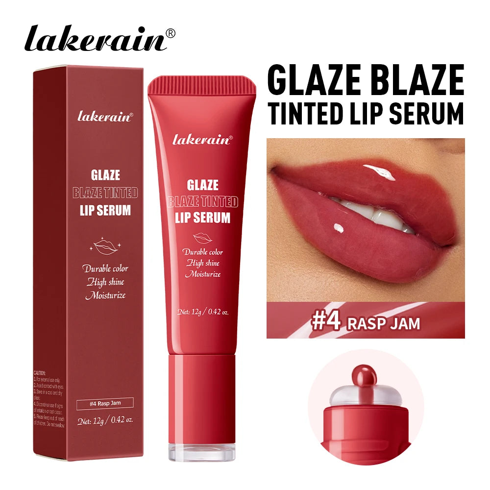 Lakerain Tinted Lip Serum Gloss Moisturizing Balm - 17