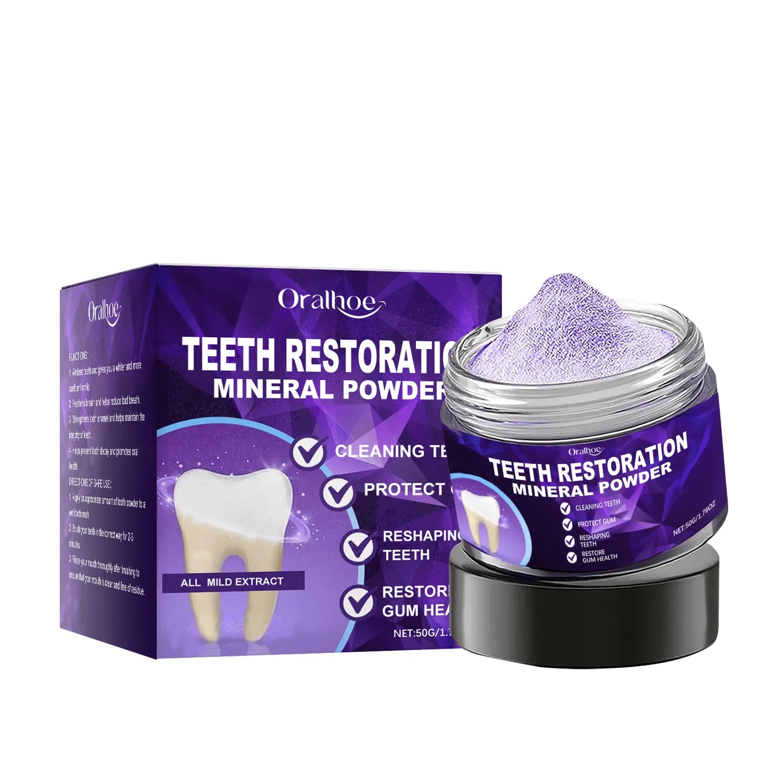 Teeth Whitening Powder Stain Remover Tooth Polish - 14