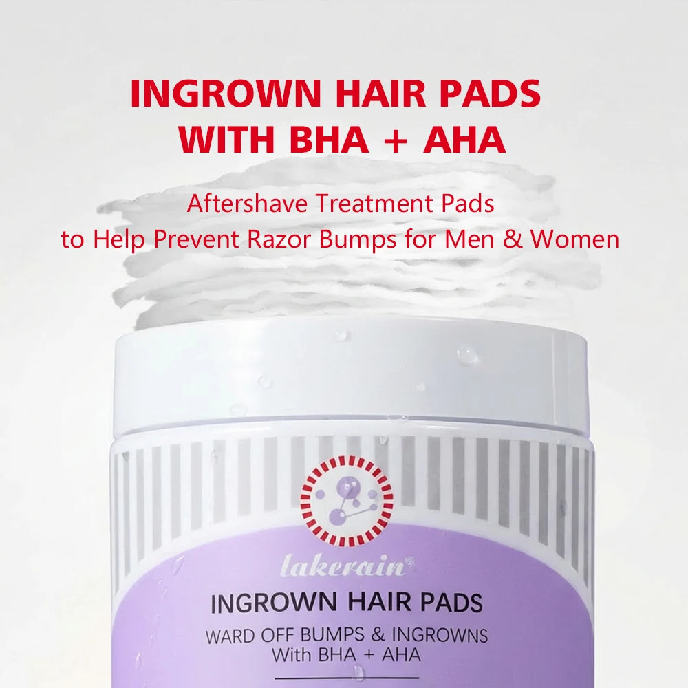Ingrown Hair Treatment Pads Exfoliating Razor Bumps Aftershave Care - 7