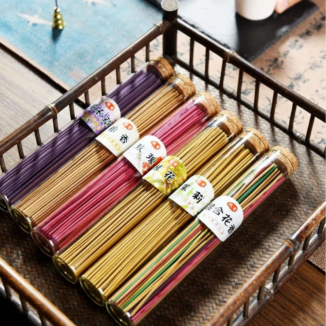 120pc Natural Incense Sticks Aromatherapy Air Freshener Fragrance Set - 11