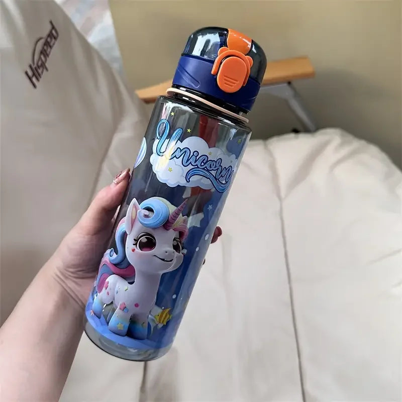 700ml Astronaut Water Bottle Leakproof Sport Cup with Carrying Strap - 13
