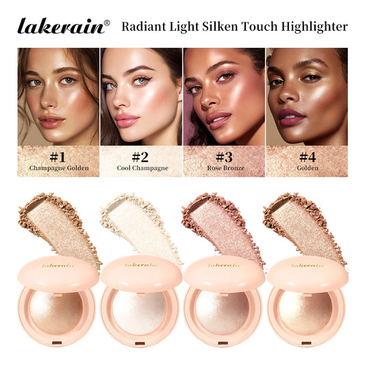 Silken Touch Highlighter Powder Glow Shimmer Illuminator Makeup