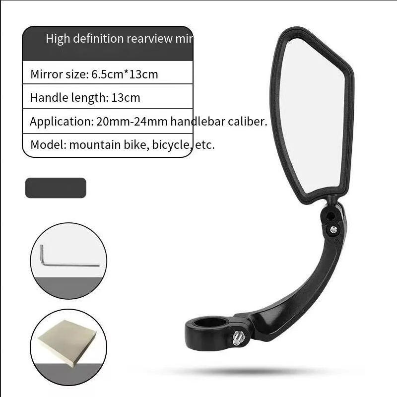 Adjustable Bike Rearview Mirror HD Reflection Mountain Cycling Mirror - 5