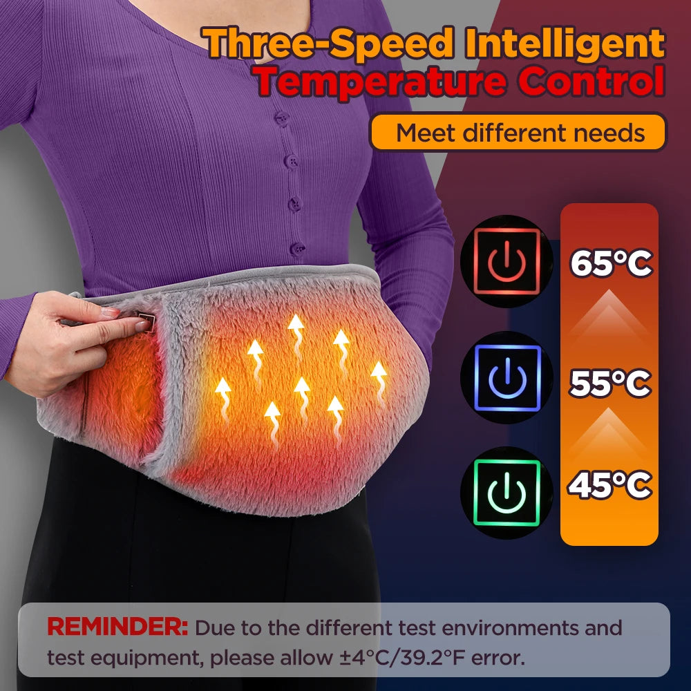 Electric Heated Waist Warmer & Uterus Warming Belt