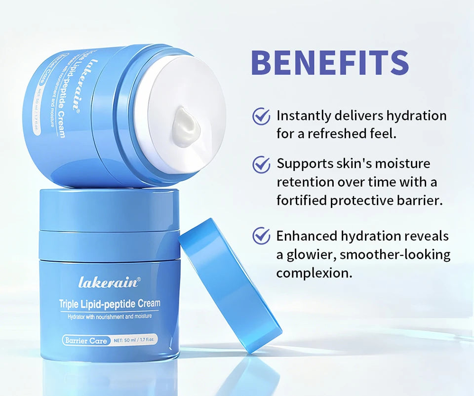 Triple Lipid Peptide Cream Deep Hydration Face Moisturizer - 10