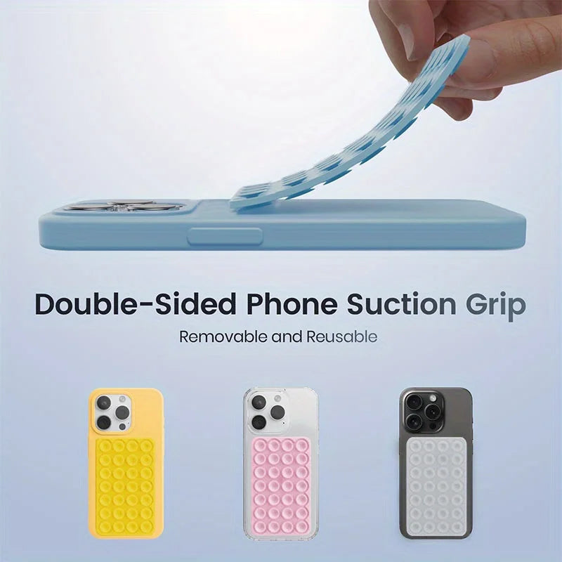 Double Sided Silicone Suction Cup Phone Holder Anti-Slip Stand Mount - 2