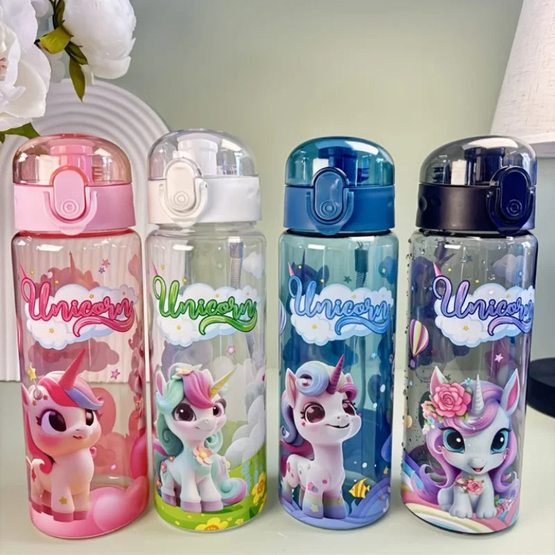 Fantia 700ml Unicorn Water Bottle BPA Free Leak Proof Sports Space Cup