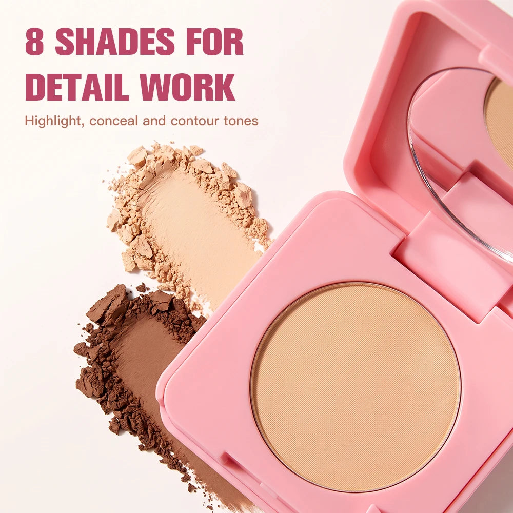 2 in 1 Pressed Powder and Phone Grip Oil Control Compact Makeup