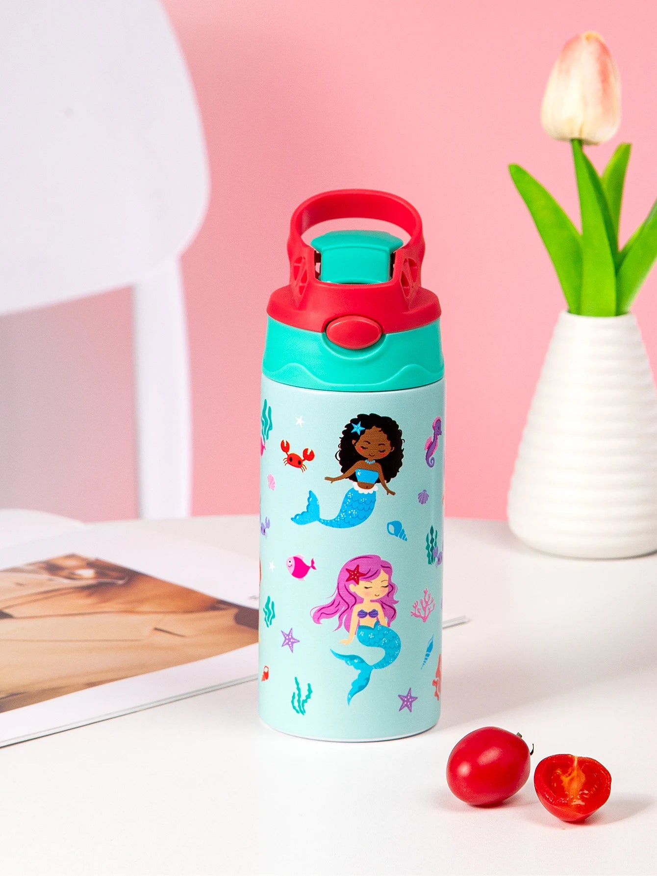 350ml Cartoon Insulated Stainless Steel Water Bottle Kids Vacuum Flask - 15