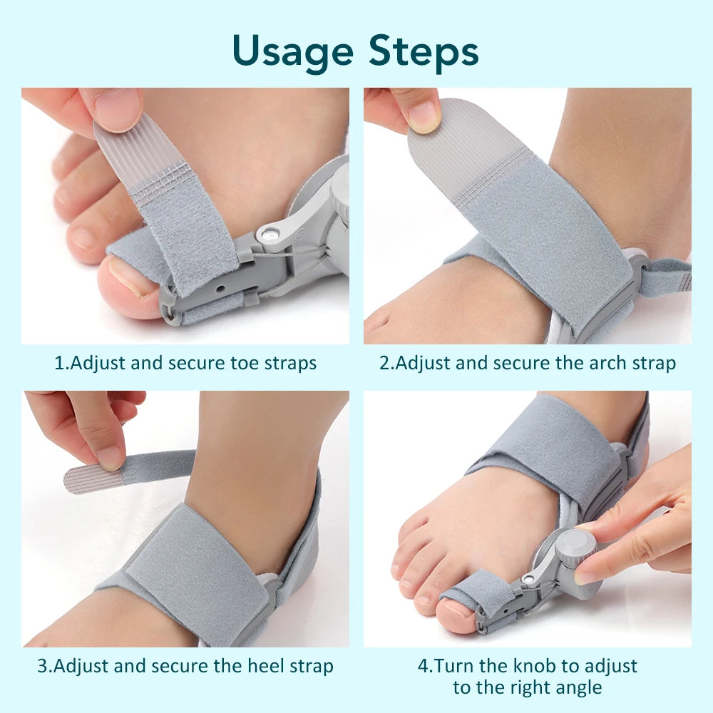 Adjustable Toe Straightener Bunion Corrector Splint - 19