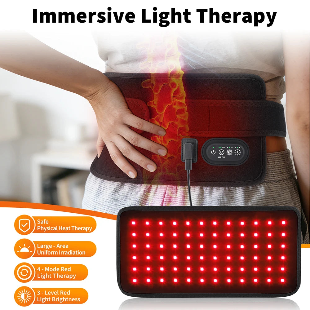 660nm 850nm Near Infrared Light Therapy Pad Full Body Skin Care Tool
