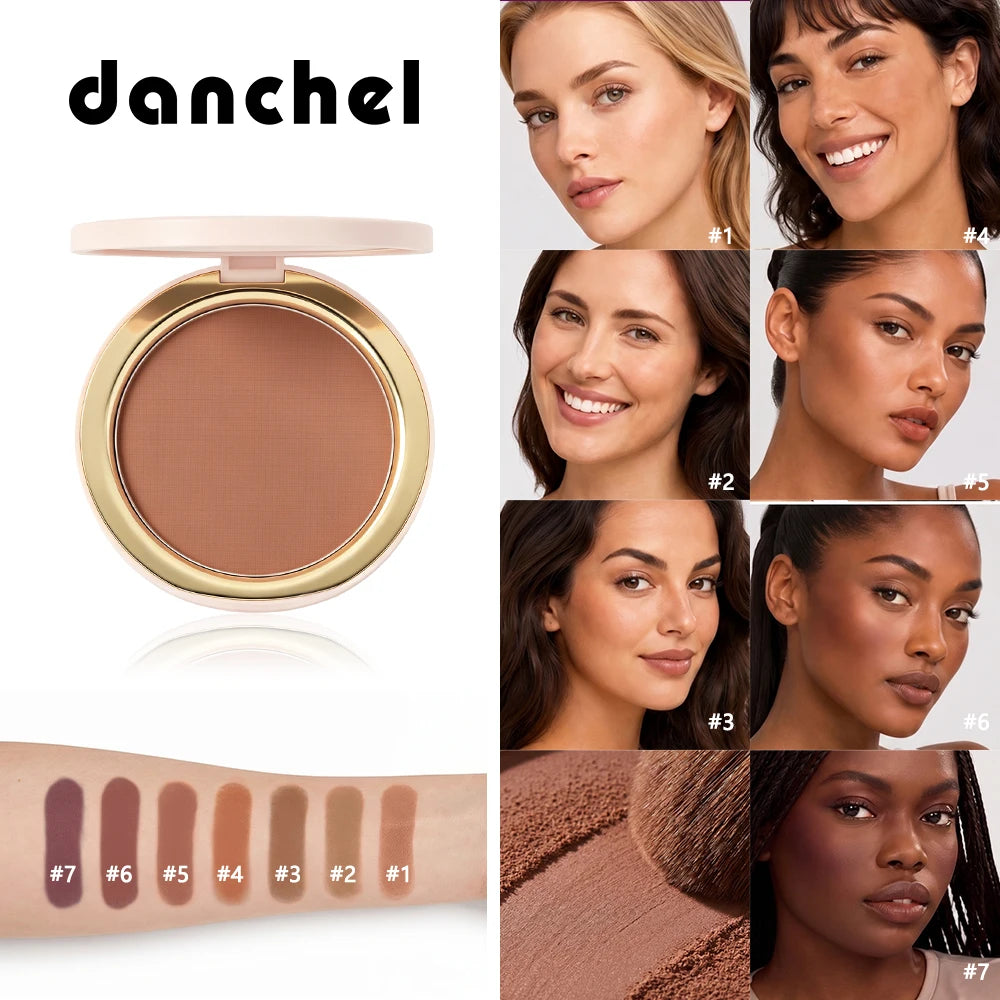 Buildable Pressed Bronzer Powder Matte Contour Makeup - 8