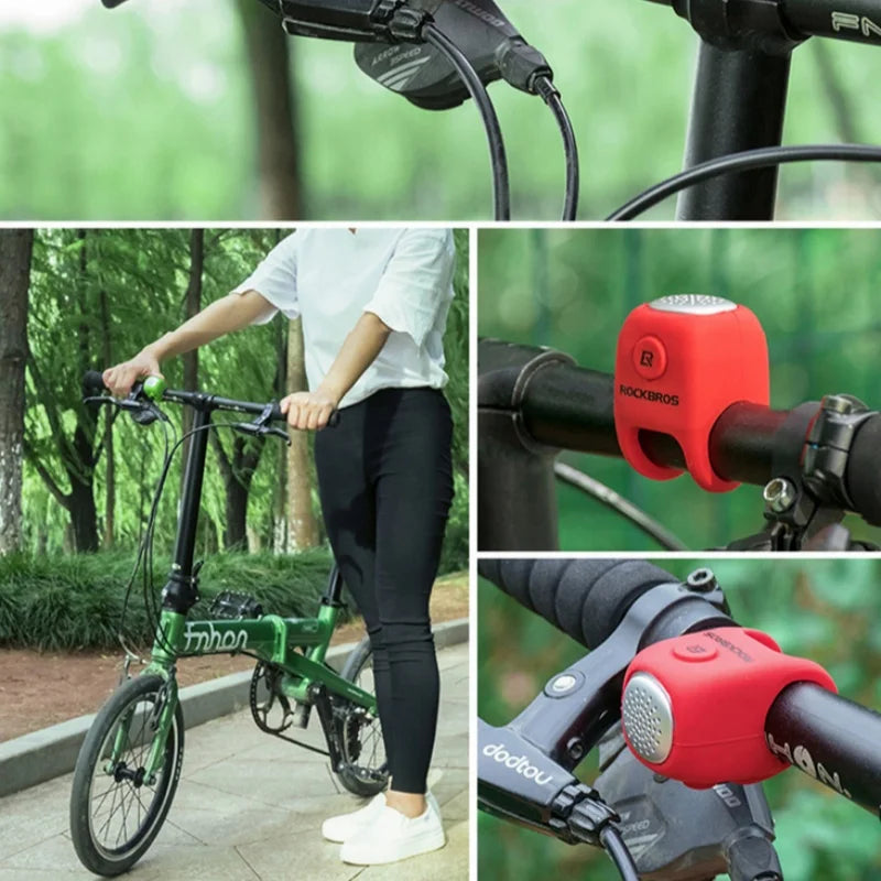 ROCKBROS Electric Bike Horn Waterproof MTB Handlebar Bell Ring