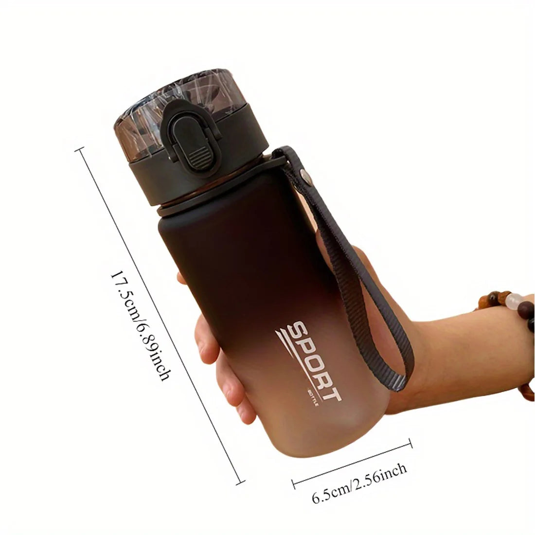 BPA Free Leak Proof Sports Water Bottle Portable Fitness Gym Jug - 8