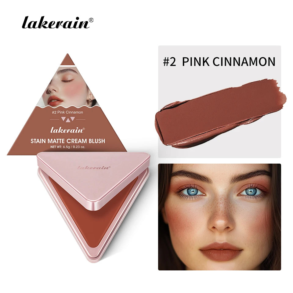 Lakerain 2 in 1 Cream and Powder Blush Makeup Palette