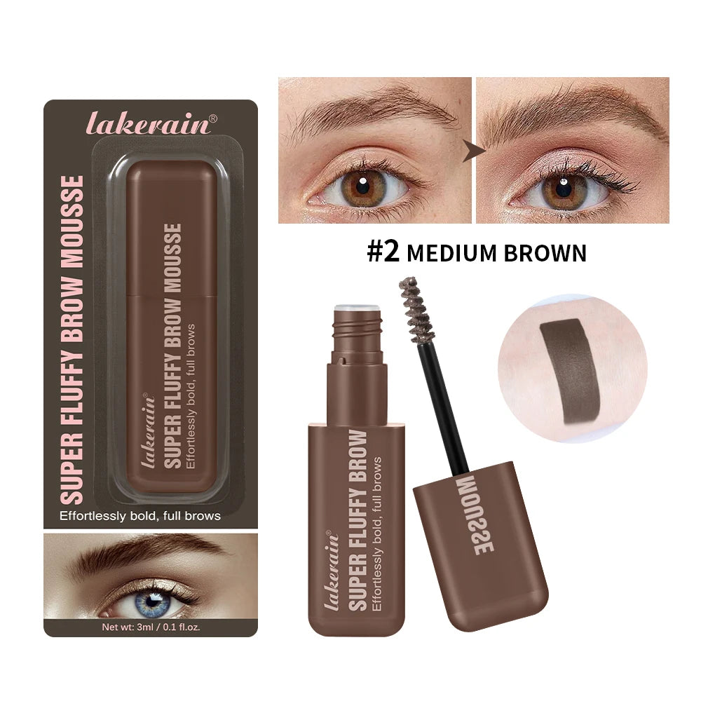 Waterproof Eyebrow Mousse Volumizing Fluffy Brow Gel