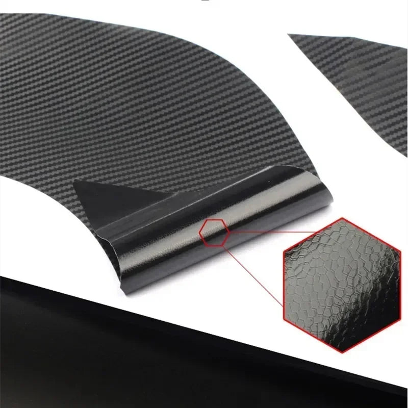 4PCS Car Door Handle Sticker Anti-Scratch Carbon Fiber Protector Film