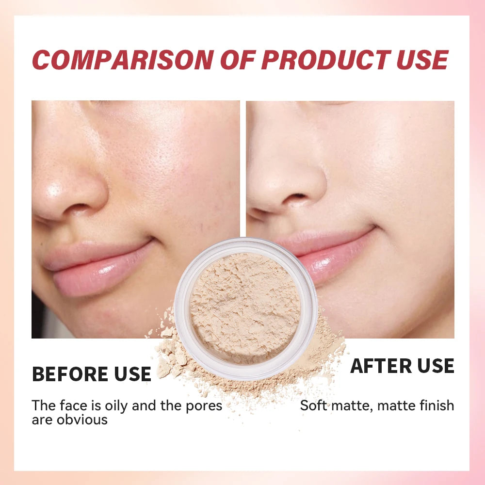 Matte Translucent Loose Setting Powder Oil Control Makeup