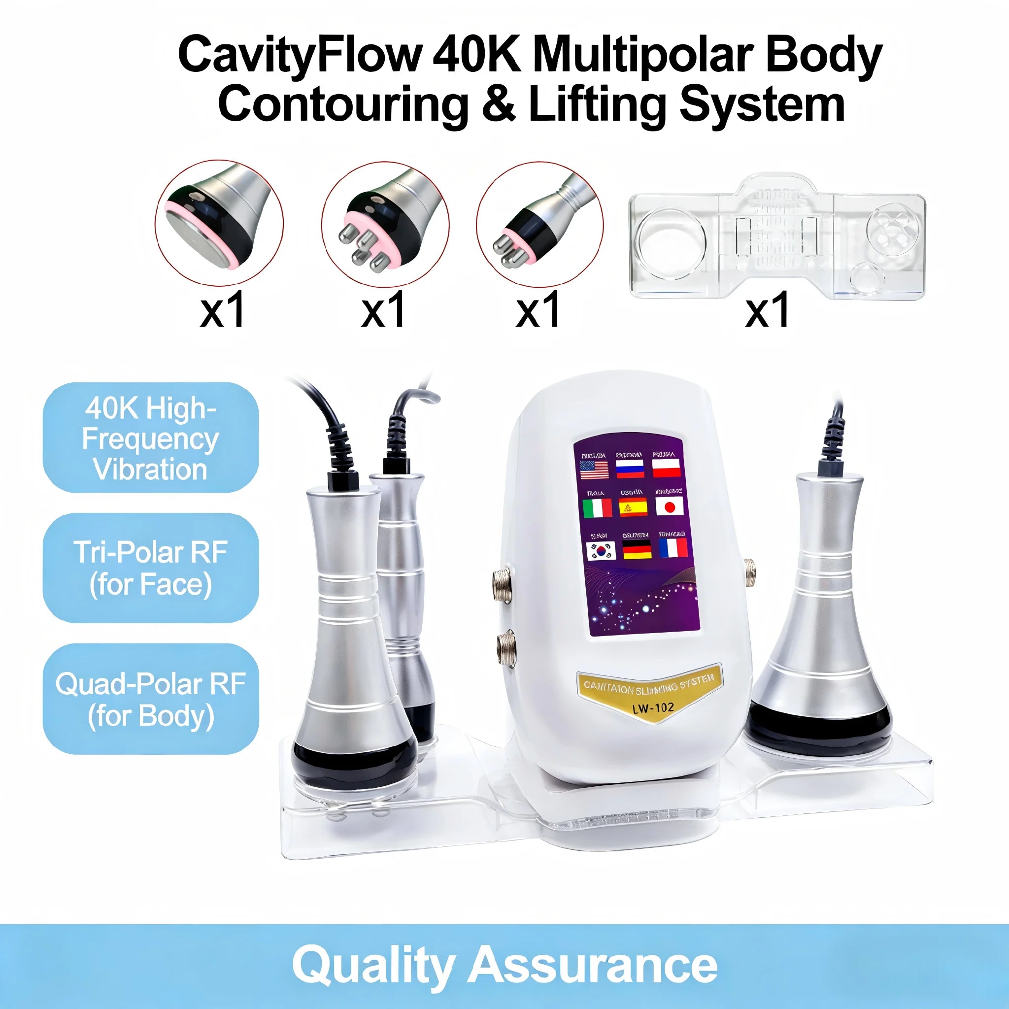 40K Cavitation Slimming Machine Body Contouring & RF Lifting Device - 1
