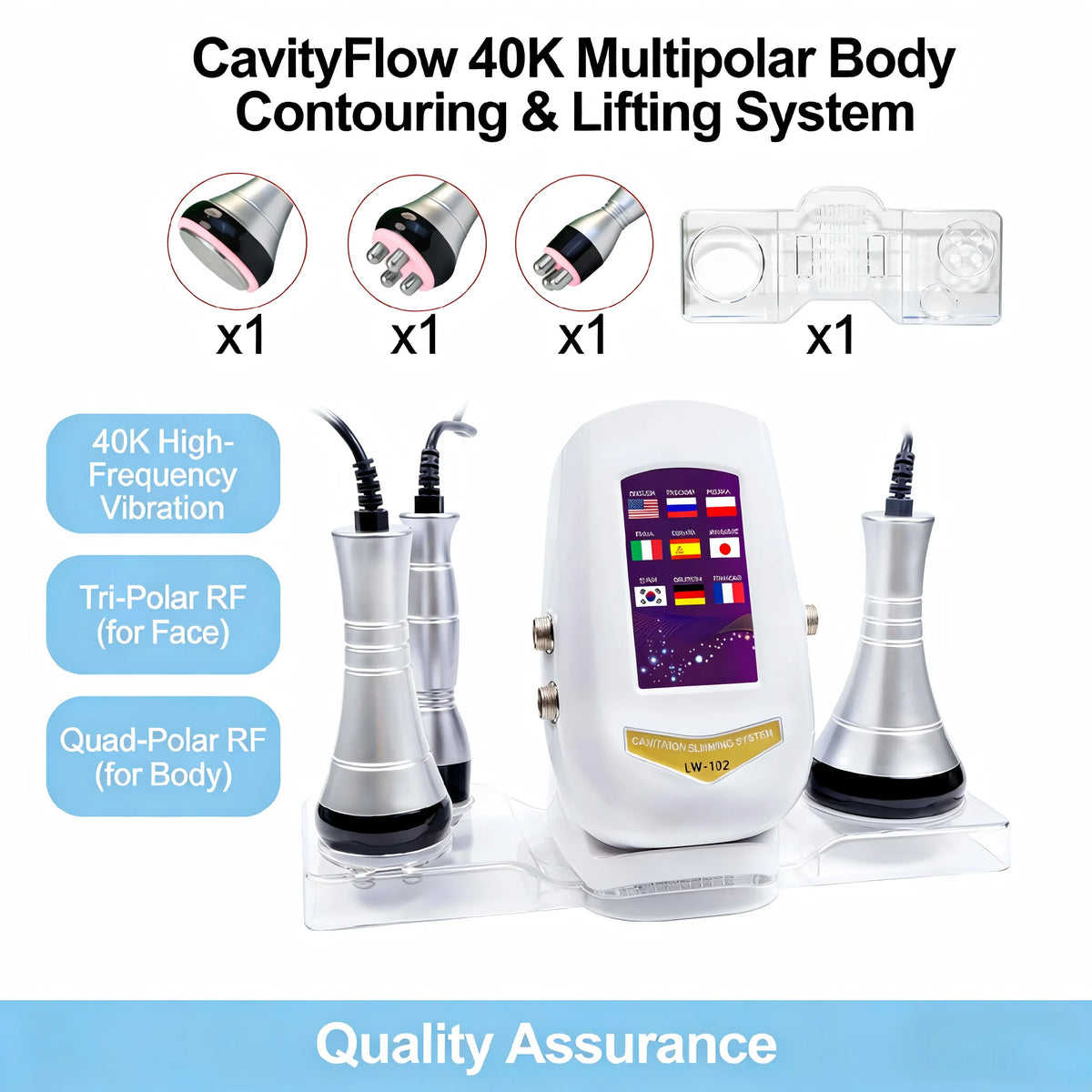 40K Cavitation Slimming Machine Body Contouring & RF Lifting Device