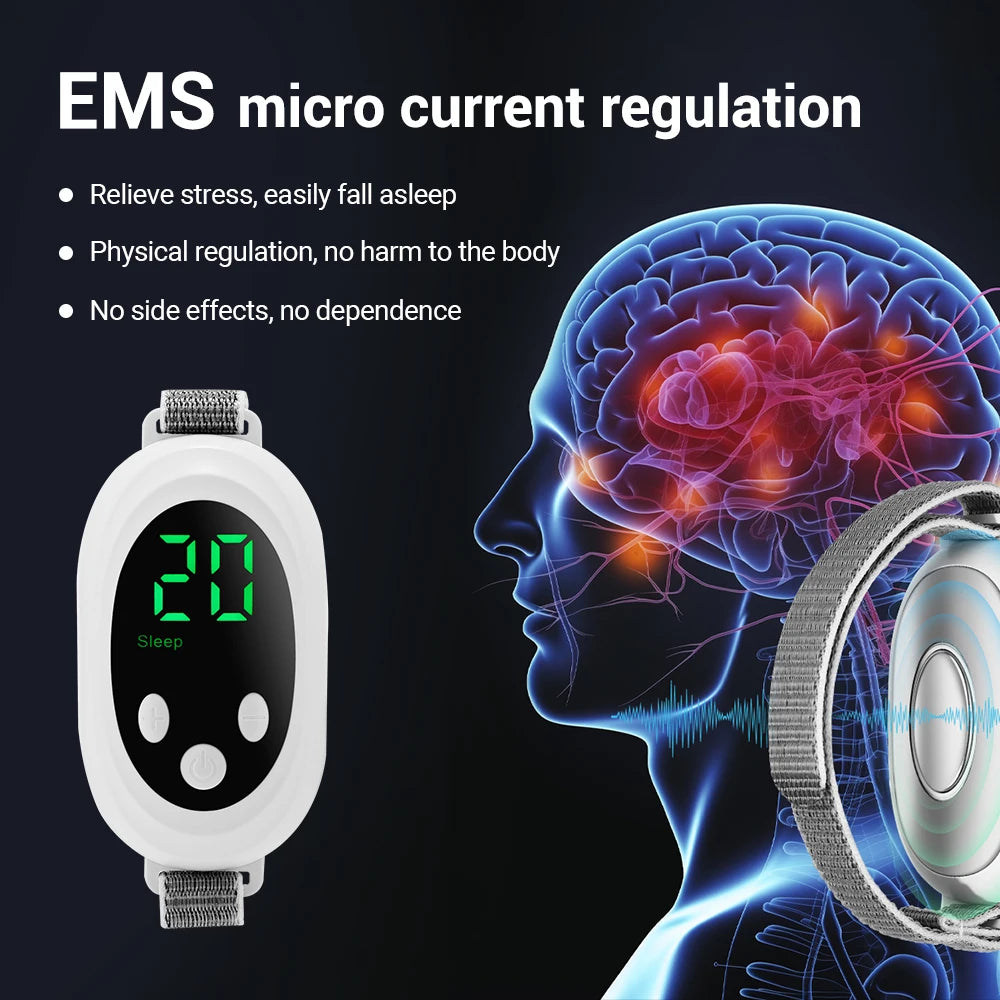 EMS Sleep Aid Device Microcurrent Insomnia Relief Machine