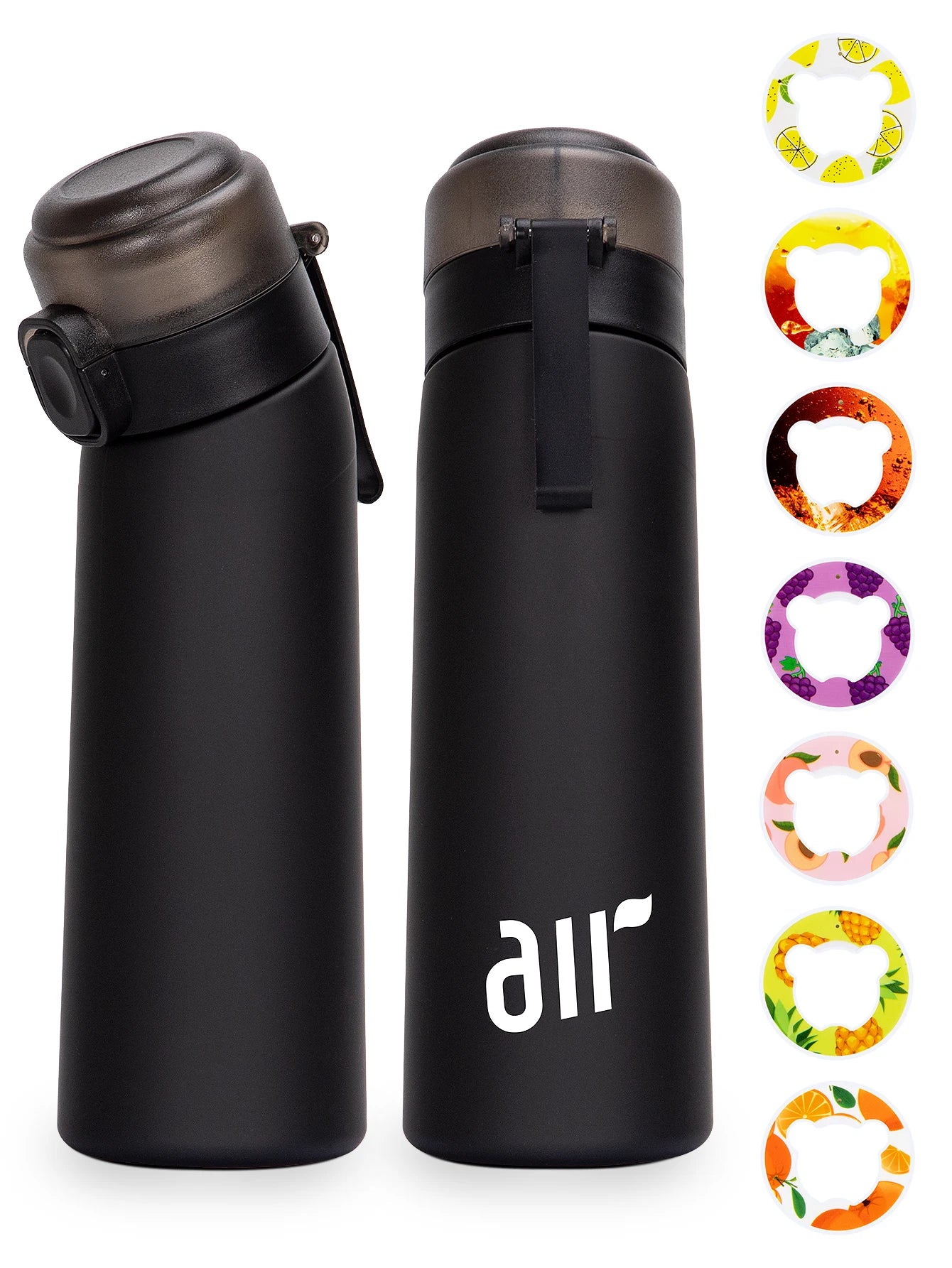 800ml Scented Water Bottle Portable Flavor Pod Sports Hydration Cup - 1