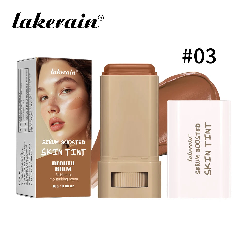 Serum Boosted Skin Tint Foundation Stick Balm Smooth Concealer Makeup